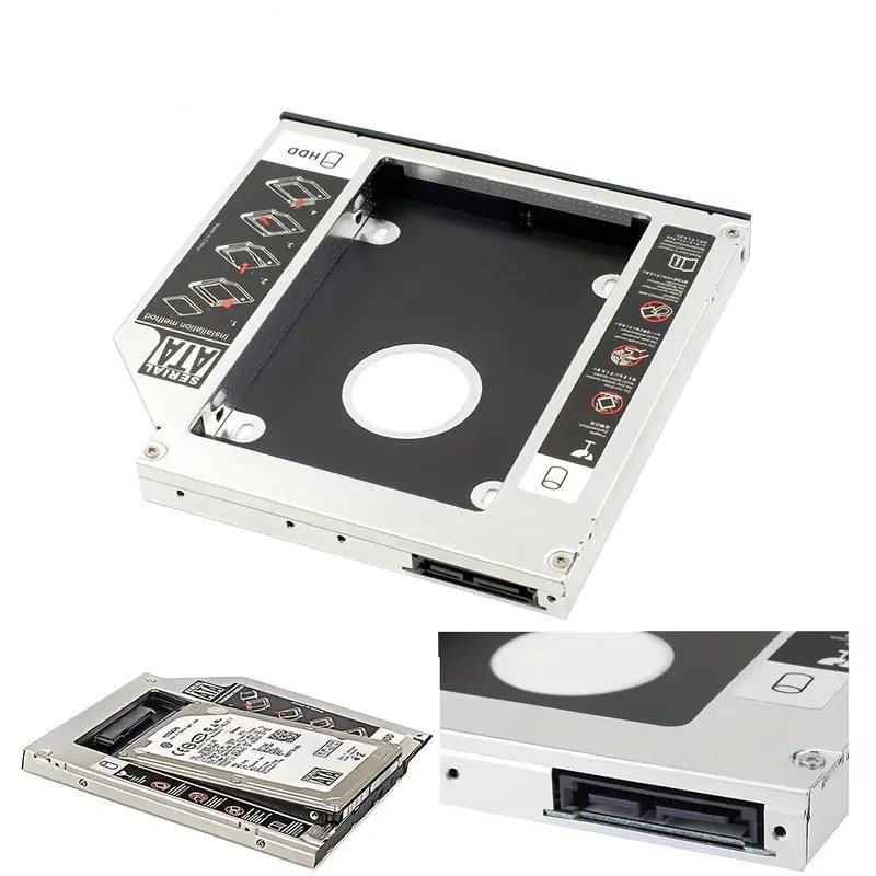 Adaptateur Optibay pour disque dur 2,5"ou SSD Sata 