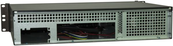 Boîtier Rack 19" 2U profondeur 28cm 3 baies 3,5"