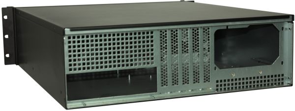 Boîtier Rack 19" 3U profondeur 48cm 4 baies 3,5"