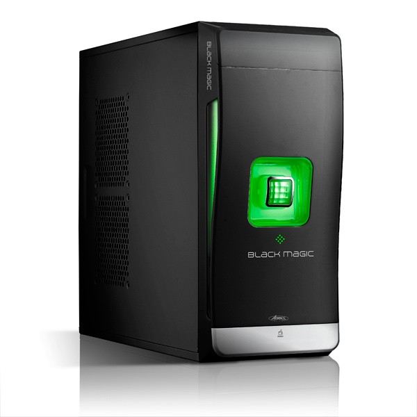 Boîtier Tour Black Magic Vert