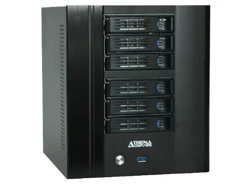 [INTBOITMINAS6] Boîtier Micro Tour 6 Baies Externe Hot swap 
